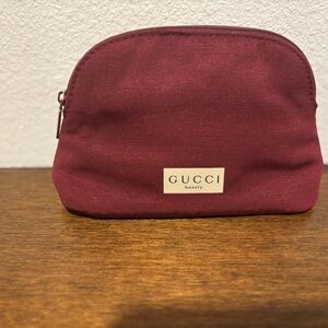 Gucci Beauty Deep Red Beauty Pouch NWOT